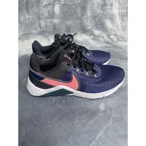 Nike Women Legend Essential 2 Training Shoes Sneakers CQ9545-401 Blue 5.5 US NEW